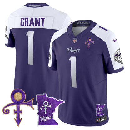 Minnesota Vikings 2024 Prince Vapor Limited Jersey V2 - All Stitched