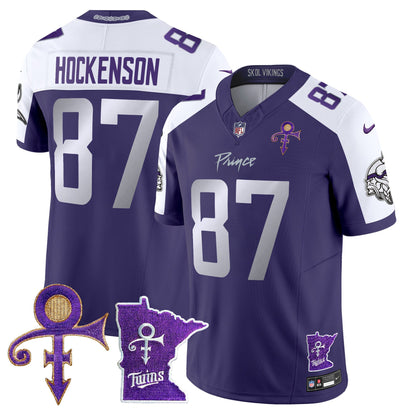 Minnesota Vikings 2024 Prince Vapor Limited Jersey V2 - All Stitched
