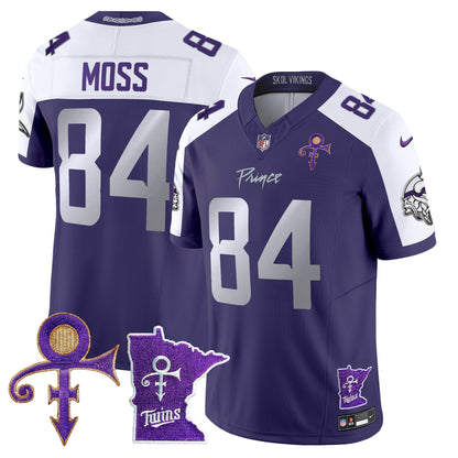 Minnesota Vikings 2024 Prince Vapor Limited Jersey V2 - All Stitched