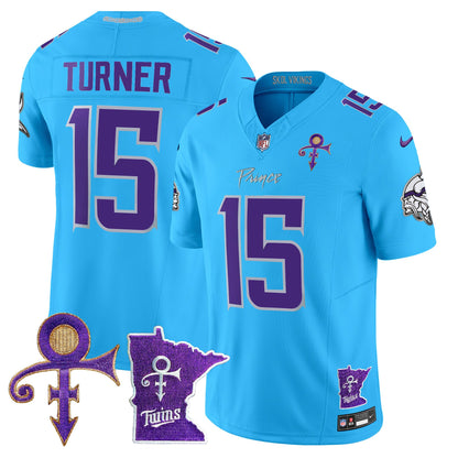 Minnesota Vikings 2024 Prince Vapor Limited Jersey V2 - All Stitched