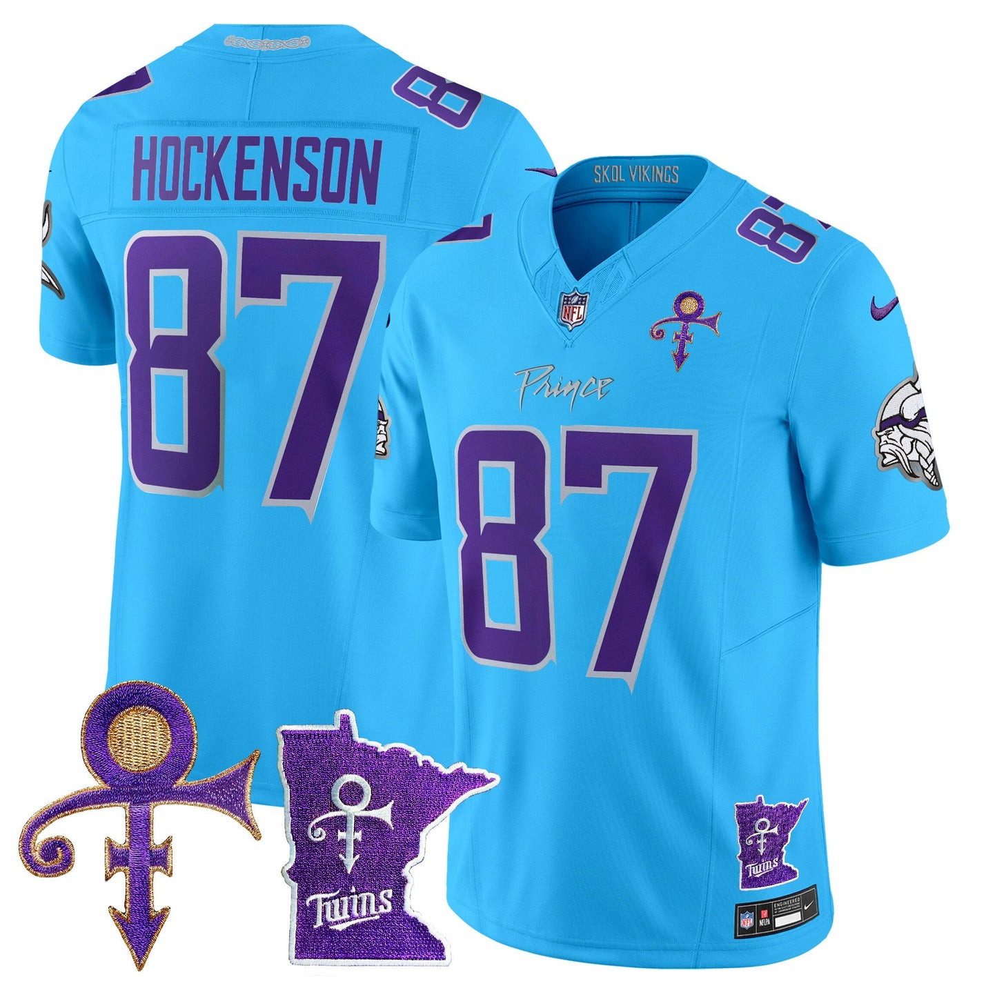 Minnesota Vikings 2024 Prince Vapor Limited Jersey V2 - All Stitched