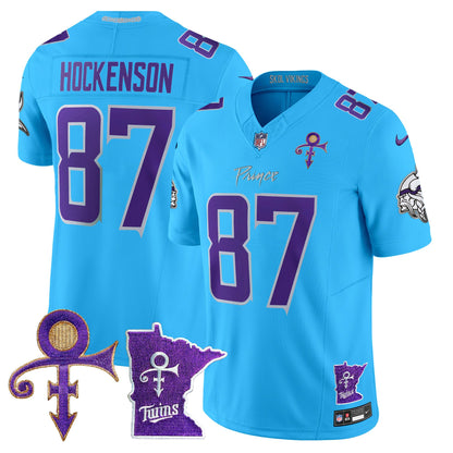 Minnesota Vikings 2024 Prince Vapor Limited Jersey V2 - All Stitched
