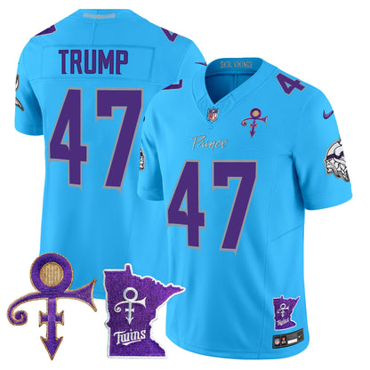 Minnesota Vikings 2024 Prince Vapor Limited Jersey V2 - All Stitched
