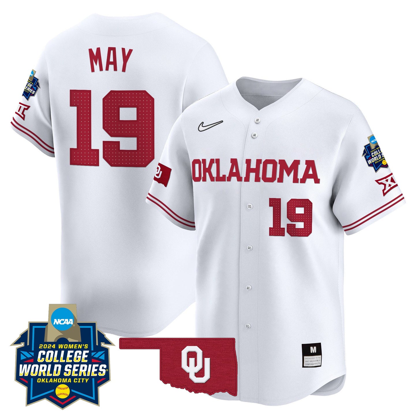 Sooners Women's College World Series Champions Vapor Premier Limited Jersey - All Stitched