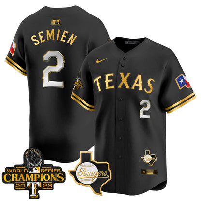 Rangers World Series Champions Vapor Premier Limited Jersey V2 - All Stitched