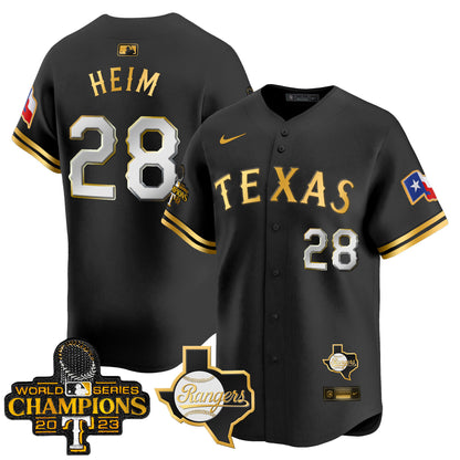 Rangers World Series Champions Vapor Premier Limited Jersey V2 - All Stitched