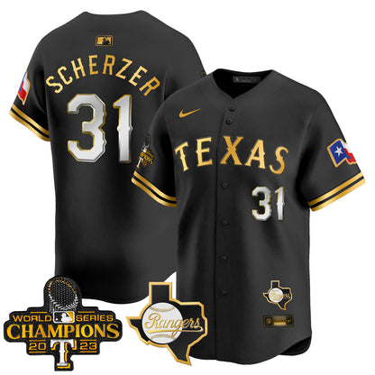 Rangers World Series Champions Vapor Premier Limited Jersey V2 - All Stitched