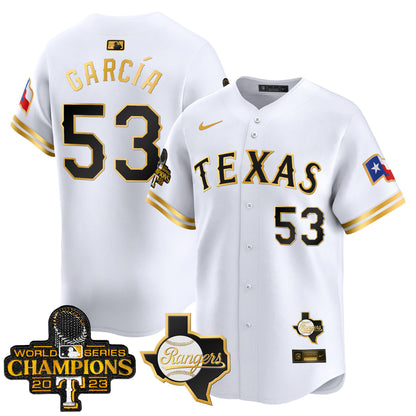 Rangers World Series Champions Vapor Premier Limited Jersey V2 - All Stitched