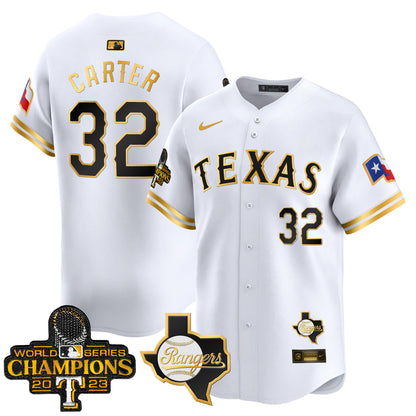 Rangers World Series Champions Vapor Premier Limited Jersey V2 - All Stitched
