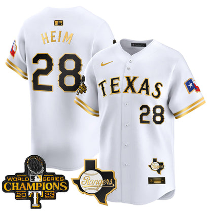 Rangers World Series Champions Vapor Premier Limited Jersey V2 - All Stitched
