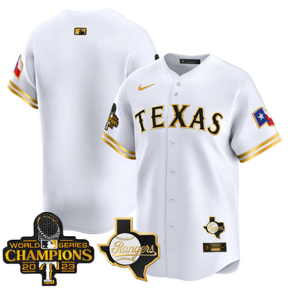 Rangers World Series Champions Vapor Premier Limited Jersey V2 - All Stitched