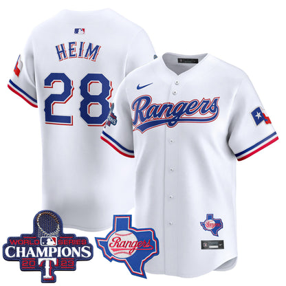 Rangers World Series Champions Vapor Premier Limited Jersey V2 - All Stitched