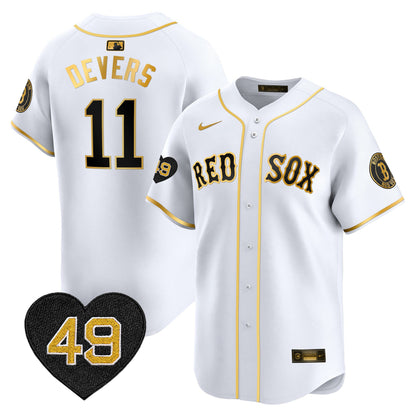 Men's Boston Red Sox Tim Wakefield Patch Vapor Premier Limited Jersey - All Stitched