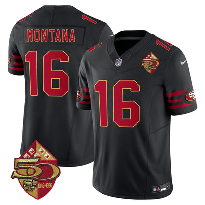 Men's 49ers 1996 Throwback Vapor Limited Jersey - All Stitched