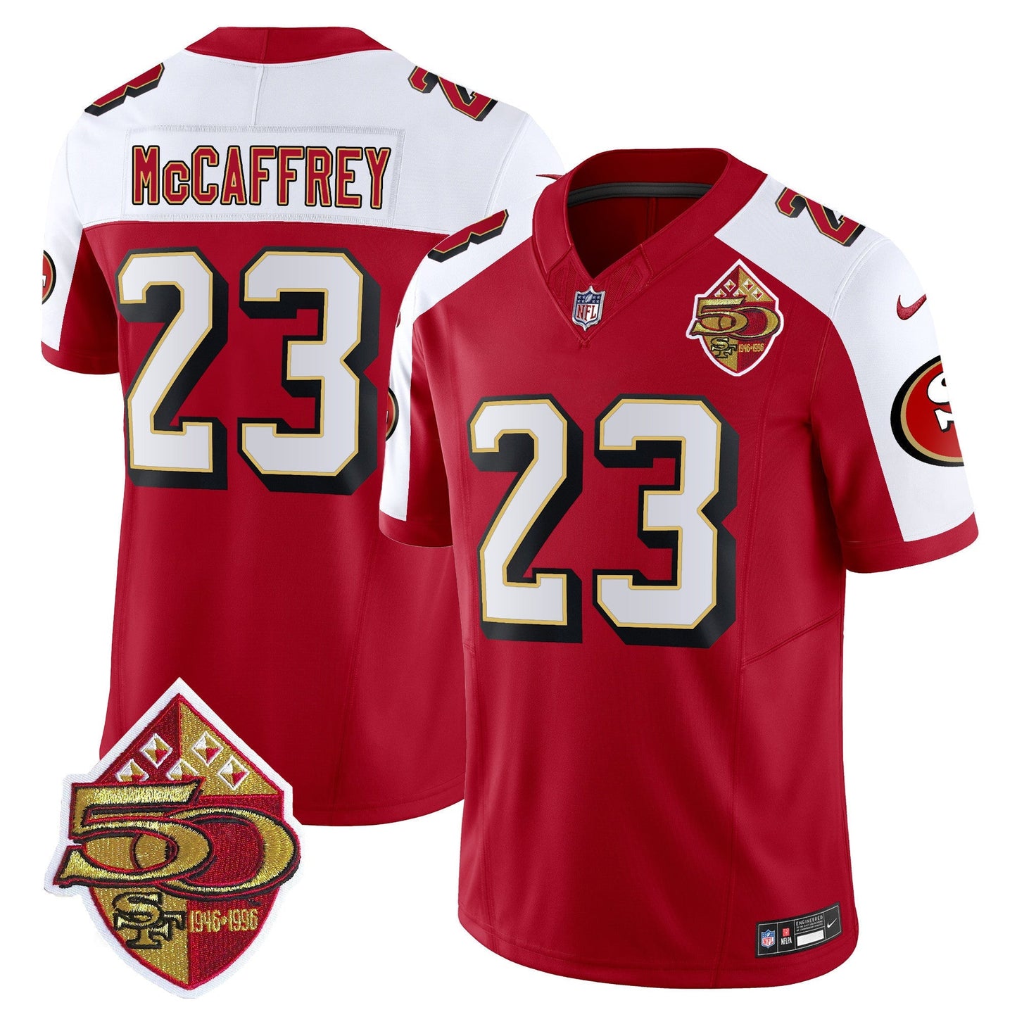 Men's 49ers 1996 Throwback Vapor Limited Jersey - All Stitched