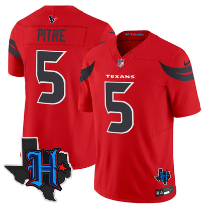 Men's Houston Texans 2024 Texas Patch Vapor Limited Jersey - All Stitched