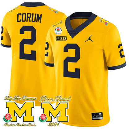 Michigan Rose Bowl Game Jersey - All Stitched