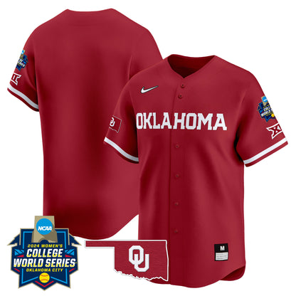 Oklahoma Women's College World Series Champions Vapor Premier Limited Jersey - All Stitched