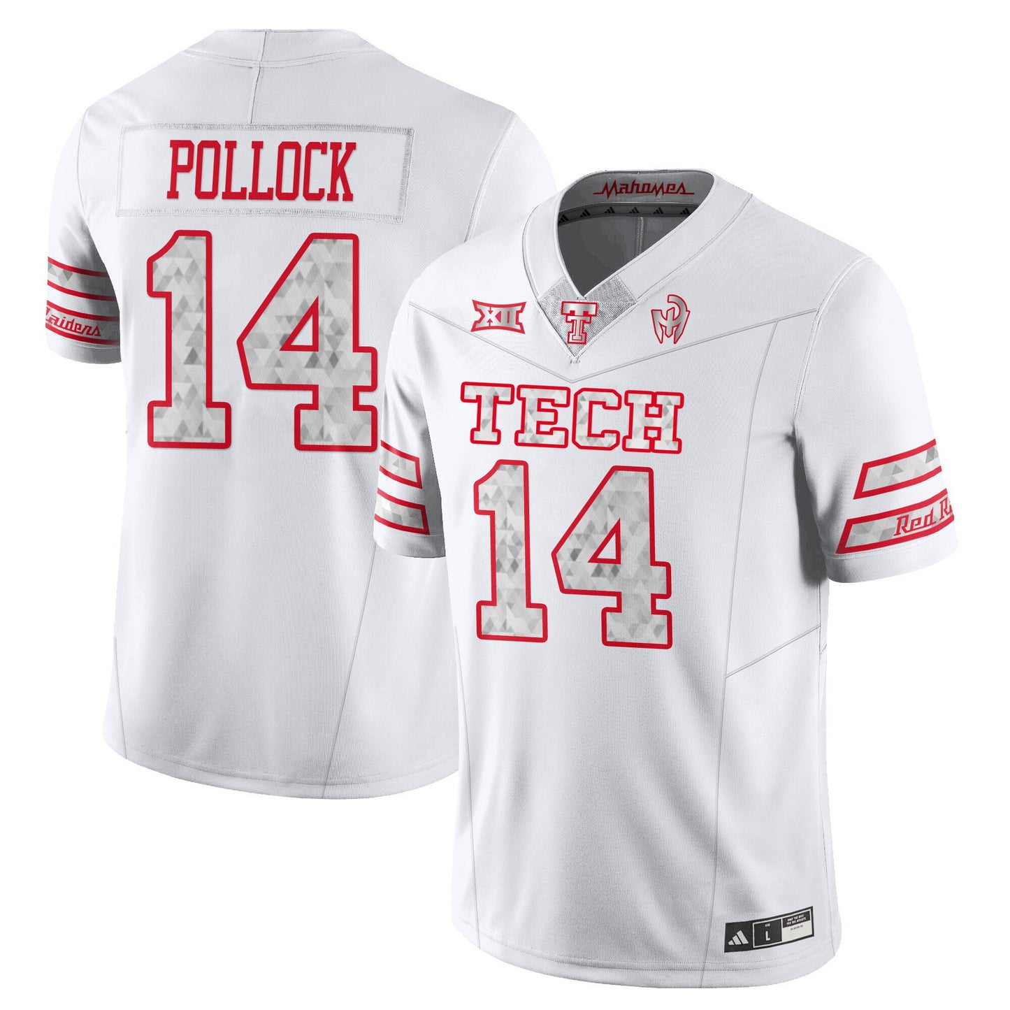 Men's Texas Tech Football “GalvanICED” Jersey - All Stitched