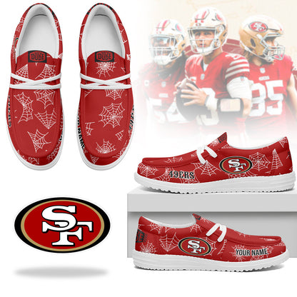 Men's San Francisco 49ers Halloween Hey Dude Shoes