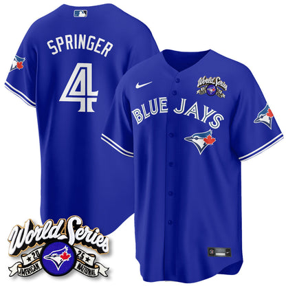 Toronto Blue Jays 2025 American League Champions Jersey - All Stitched