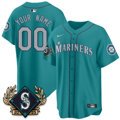 Custom Seattle Mariners 2025 Series Jersey - All Stitched