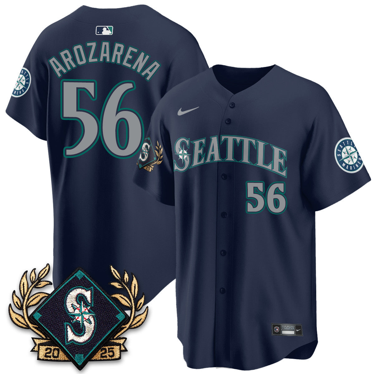 Seattle Mariners 2025 Series Jersey - All Stitched