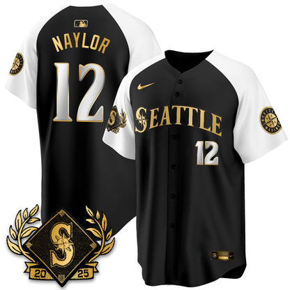 Seattle Mariners 2025 Series Gold Jersey - All Stitched