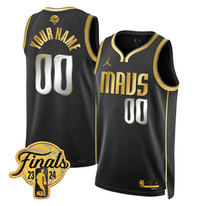 Mavericks 2024 Finals Patch Swingman Custom Jersey - All Stitched