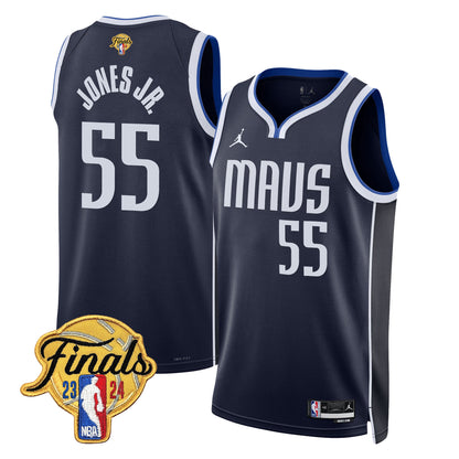 Mavericks 2024 Finals Patch Swingman Jersey - All Stitched