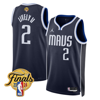 Mavericks 2024 Finals Patch Swingman Jersey - All Stitched