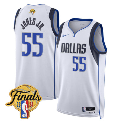 Mavericks 2024 Finals Patch Swingman Jersey - All Stitched
