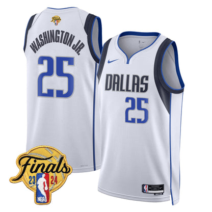 Mavericks 2024 Finals Patch Swingman Jersey - All Stitched
