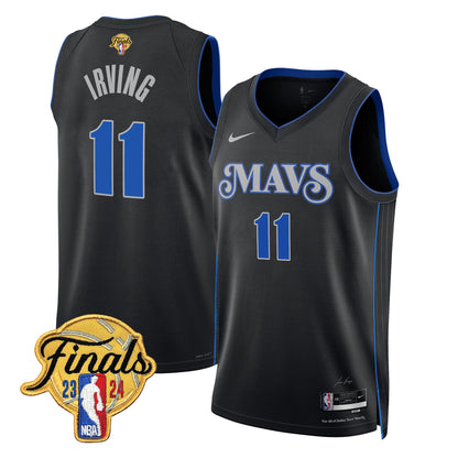Mavericks 2024 Finals Patch Swingman Jersey - All Stitched