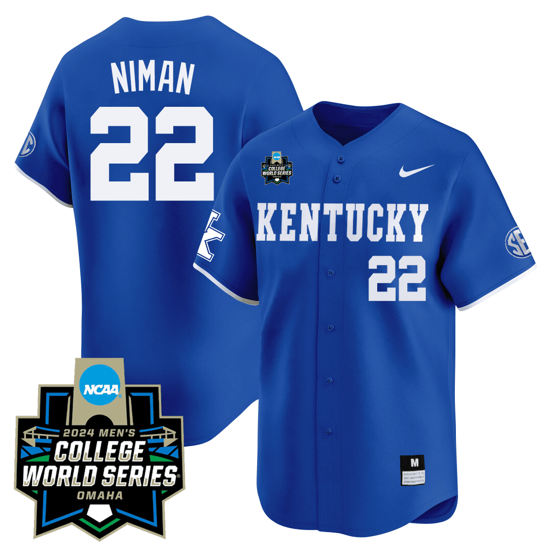 Kentucky Wildcats 23/24 Jersey - 2024 College World Series Patch