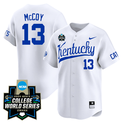 Kentucky Wildcats 23/24 Jersey - 2024 College World Series Patch