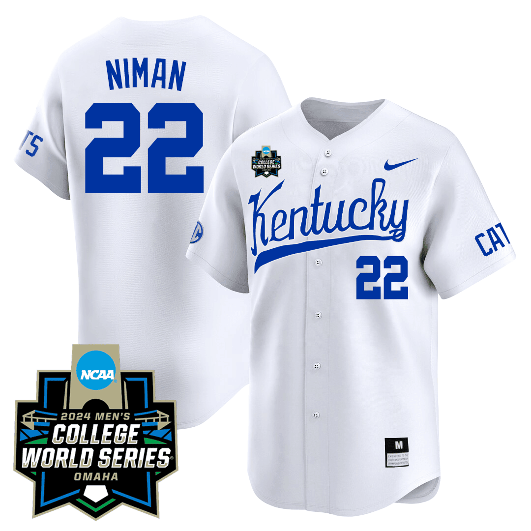 Kentucky Wildcats 23/24 Jersey - 2024 College World Series Patch