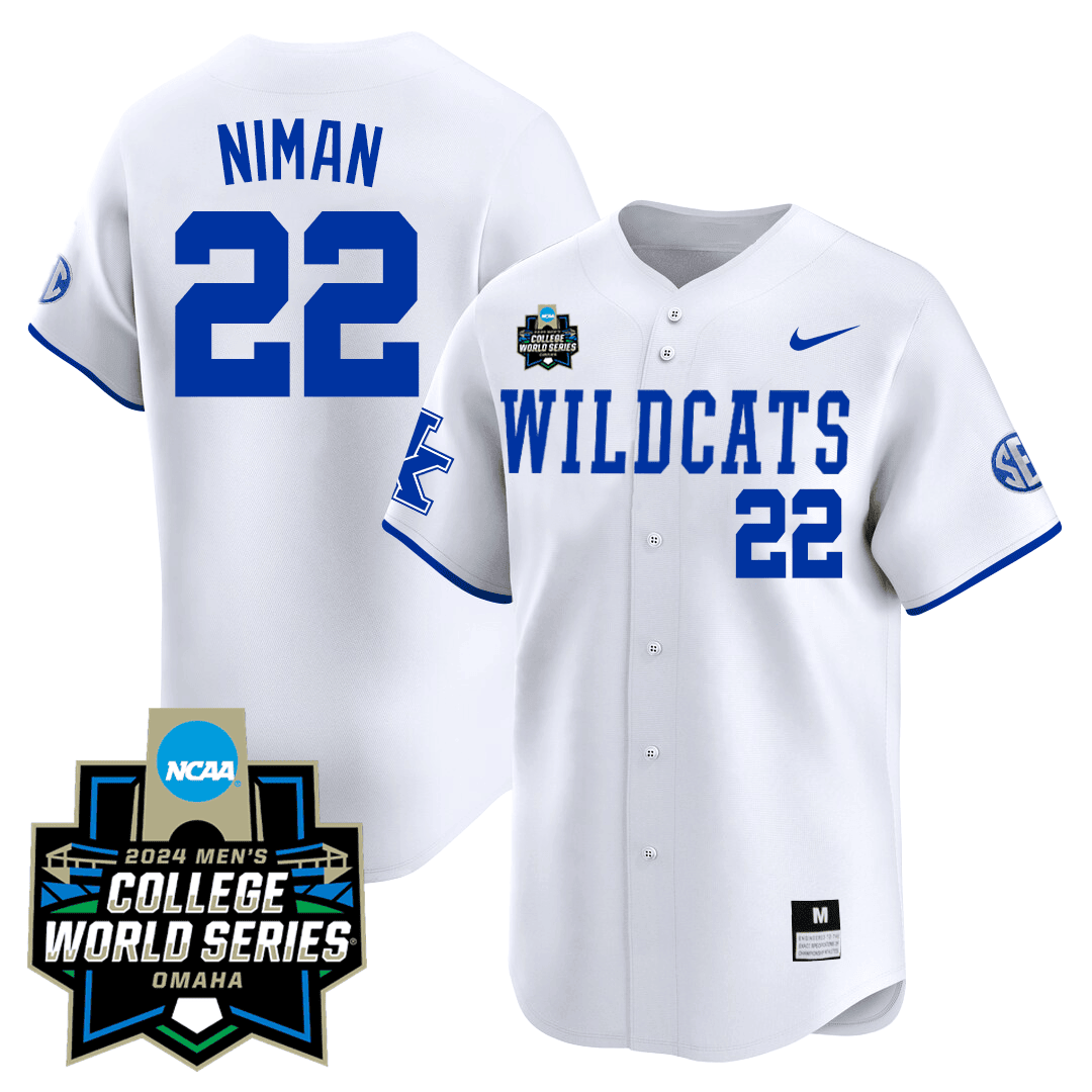 Kentucky Wildcats 23/24 Jersey - 2024 College World Series Patch