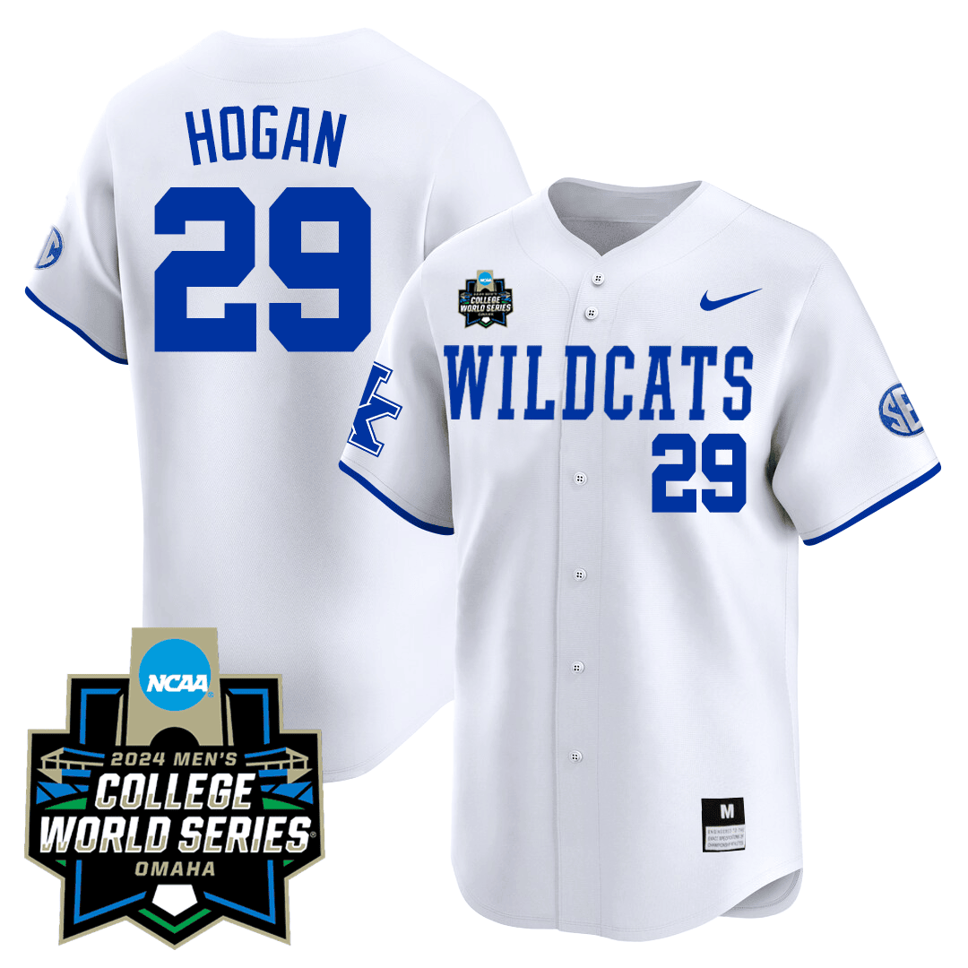 Kentucky Wildcats 23/24 Jersey - 2024 College World Series Patch