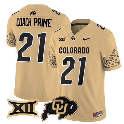 Men's Colorado Buffaloes Vapor Limited Jersey V3 - Big 12 XII Patch - All Stitched