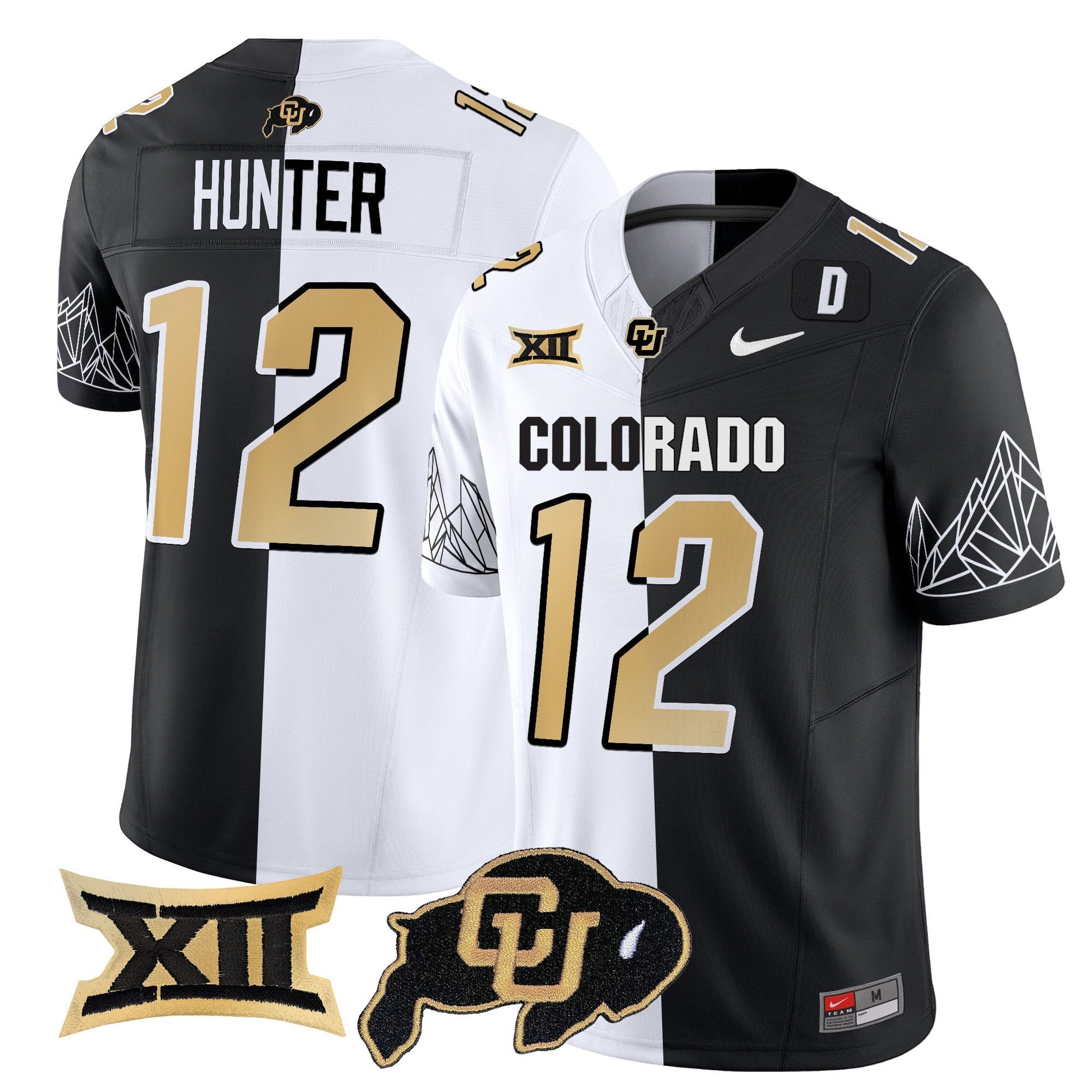 Men's Colorado Buffaloes Vapor Limited Jersey V3 - Big 12 XII Patch - All Stitched