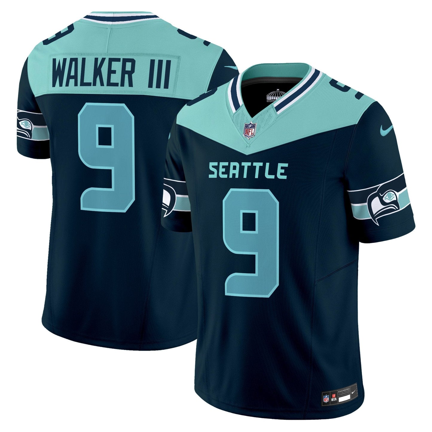Men's Seahawks Seattle City Vapor Limited Jersey - All Stitched