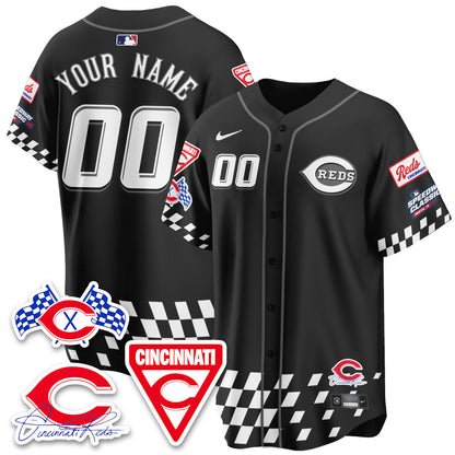 Men's Cincinnati Reds 2025 Speedway Limited Jersey V2 - All Stitched