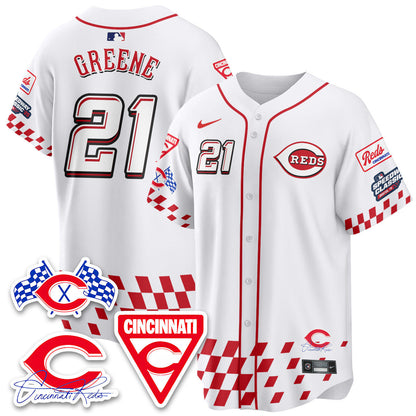 Men's Cincinnati Reds 2025 Speedway Limited Jersey V2 - All Stitched