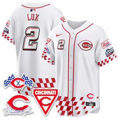 Men's Cincinnati Reds 2025 Speedway Limited Jersey V2 - All Stitched