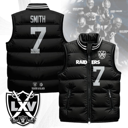 Las Vegas Raiders Unisex Puffer Vest