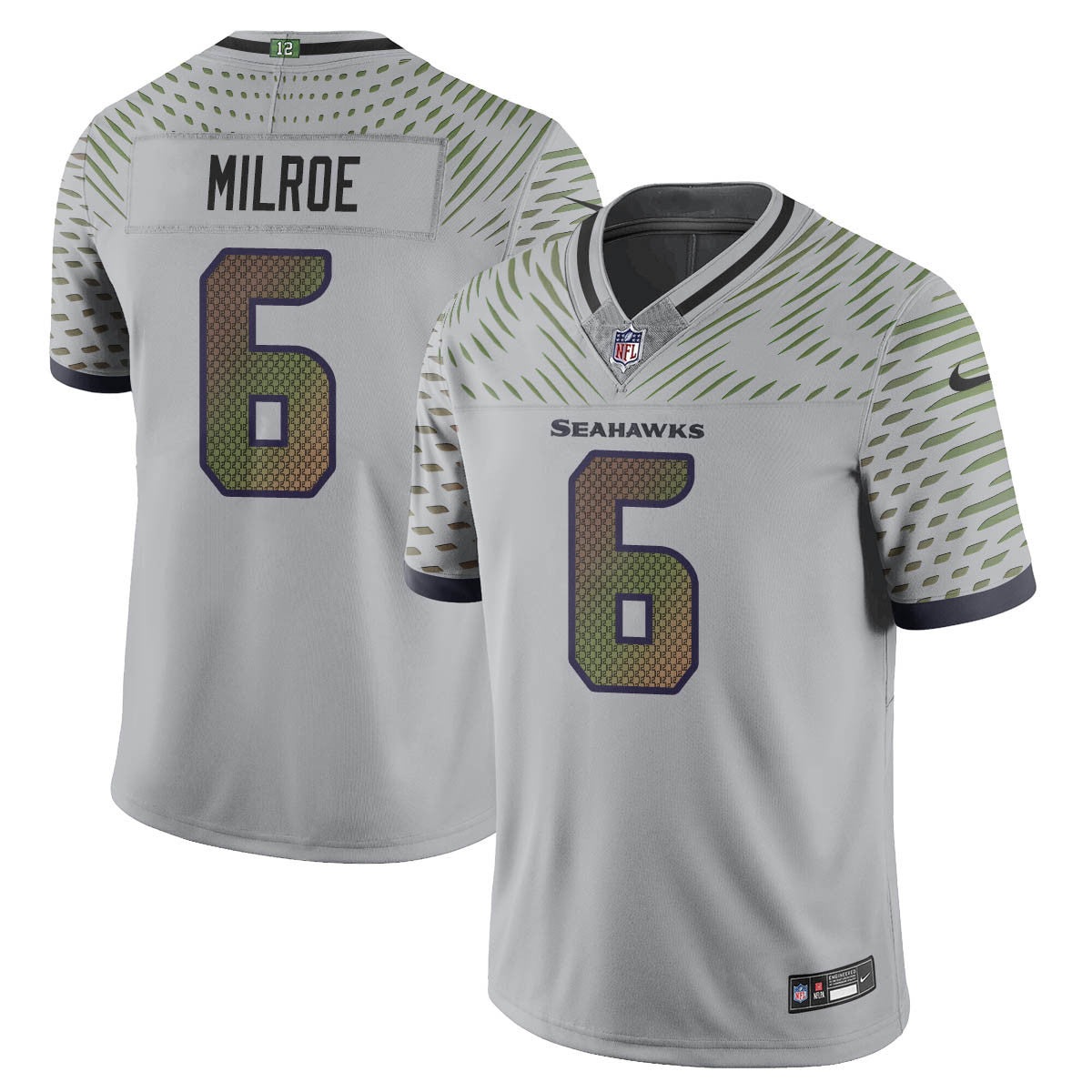 Seattle Seahawks F.U.S.E. Limited Rivalry Series Jersey - All Stitched