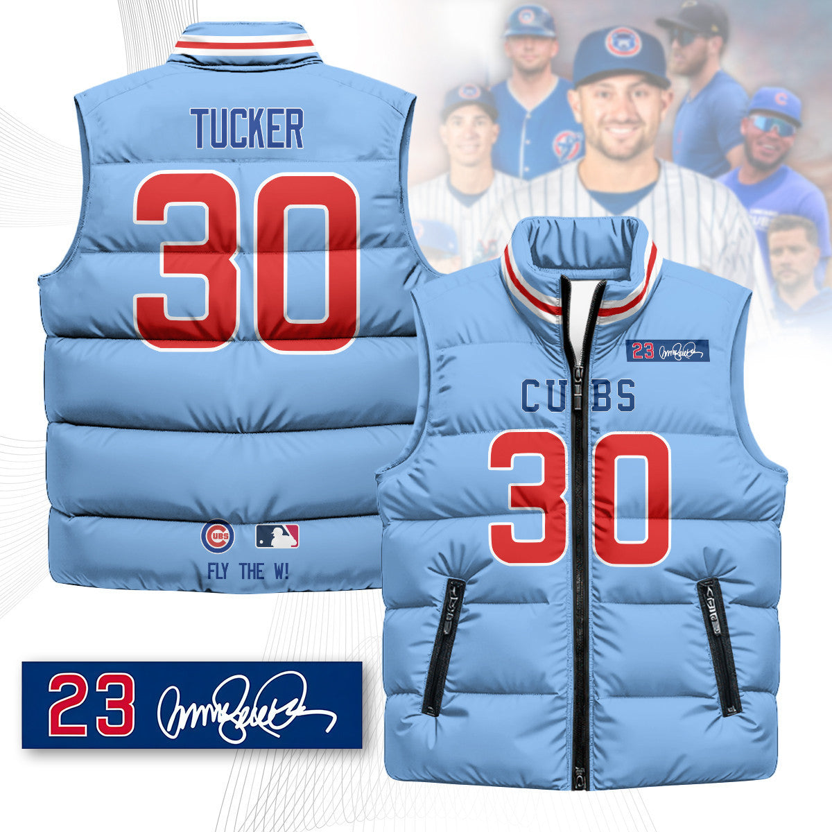Chicago Cubs Unisex Puffer Vest