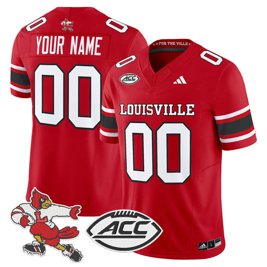 Louisville Cardinals '1980s Throwback' Vapor Limited Custom Jersey - All Stitched