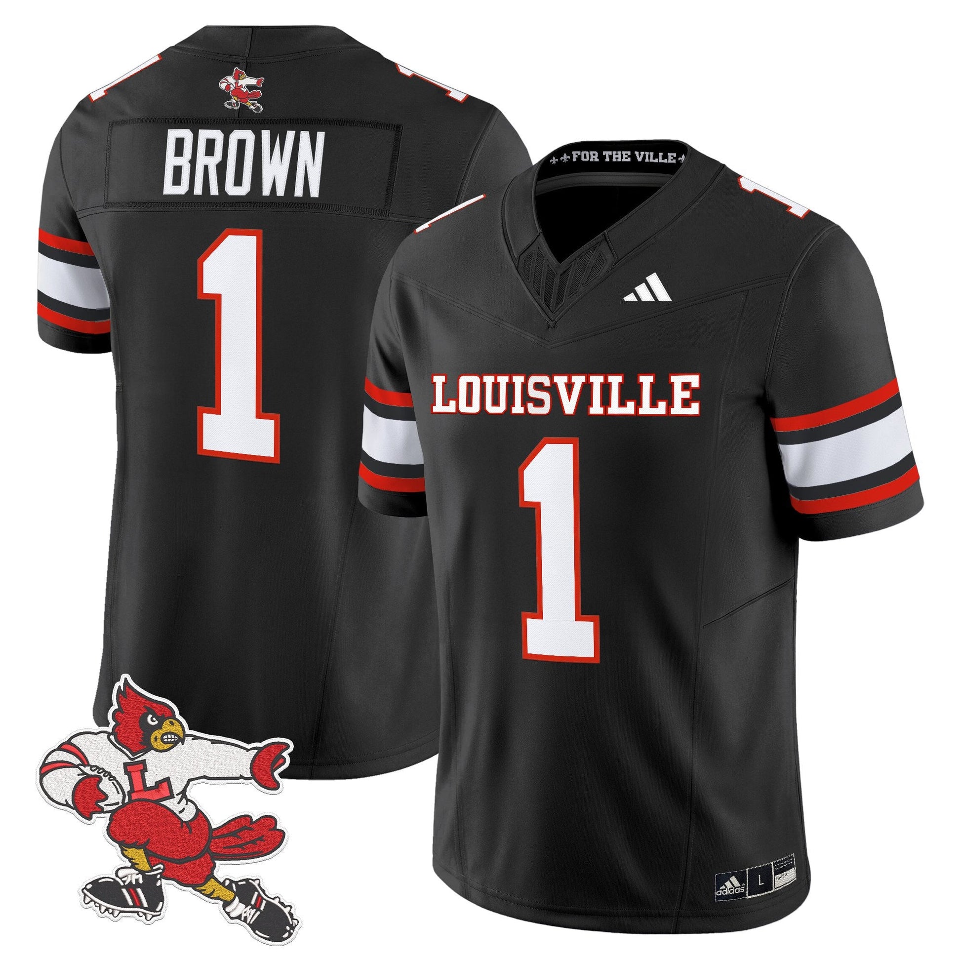 Men's Louisville Cardinals '1980s Throwback' Vapor Limited Jersey - All Stitched